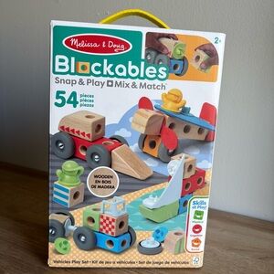 Melissa & Doug Vehicle Blockables Snap & Play Set